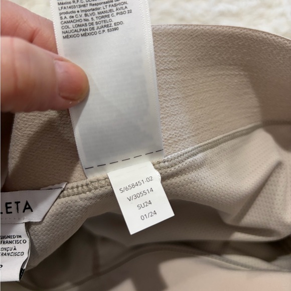 Athleta Brooklyn Heights High Rise Skort - Size 12 - Abalone Ivory - Picture 6 of 10